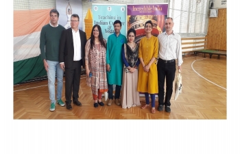 India Day celebration at Grosics Gyula Sport School in Budapest